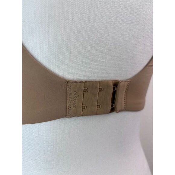 Soma women's 34C beige memorable wireless lightly lined t-shirt bra comfort - Picture 5 of 7
